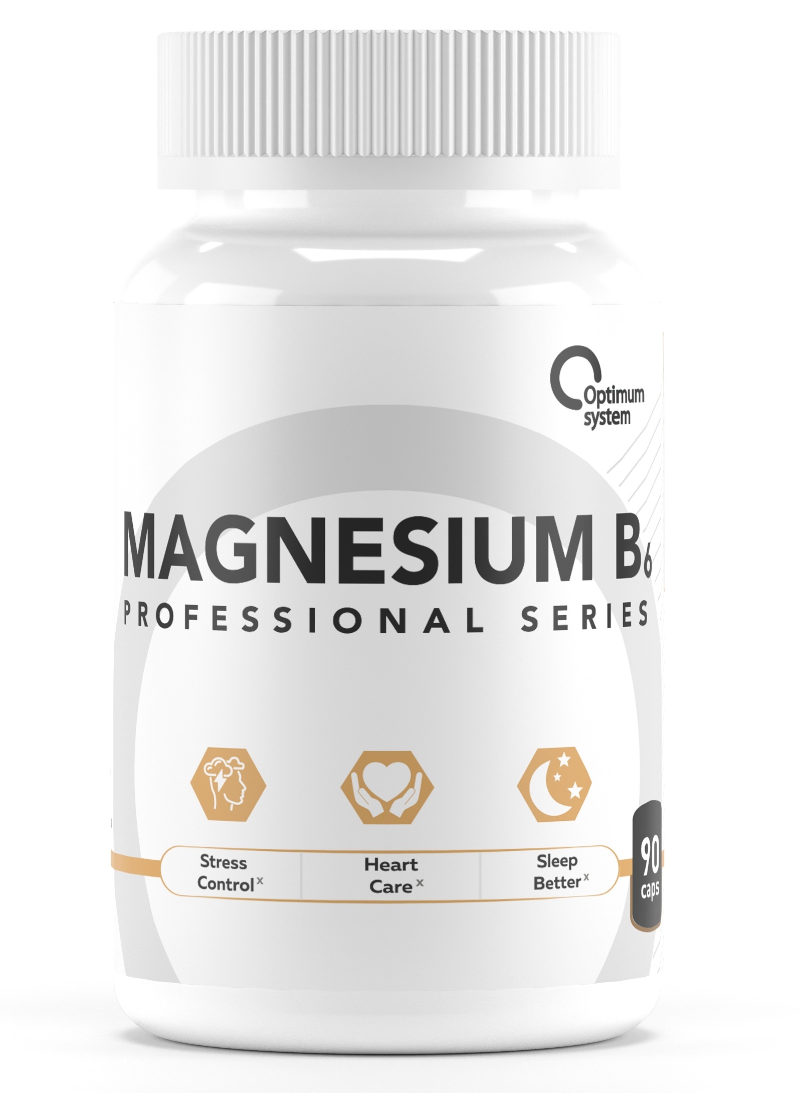 Optimum System: Magnesium+B6 90 капс.