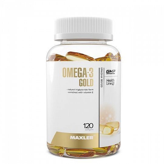 Maxler: Omega-3 Gold 120 капс.