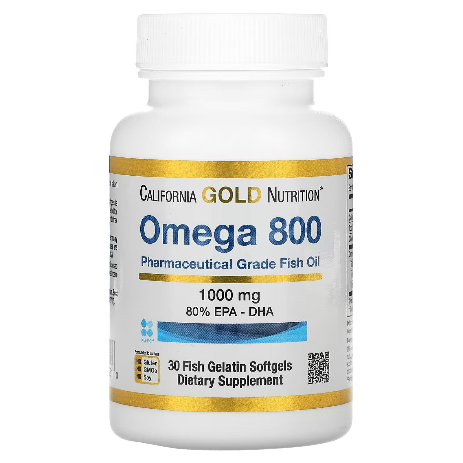 California Gold Nutrition: Omega-3 30 капс.