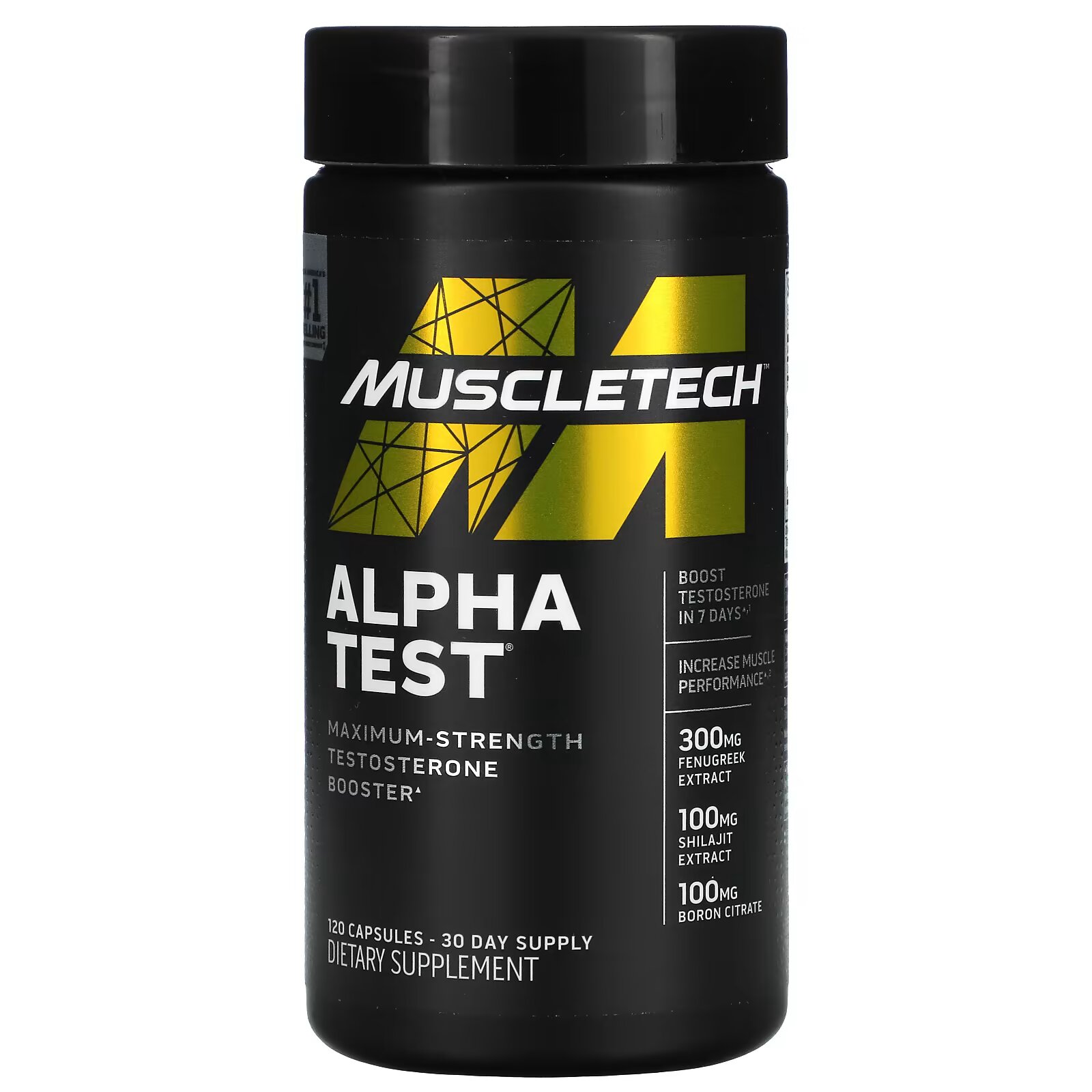 Muscletech: Alpha TEST 120 капс.