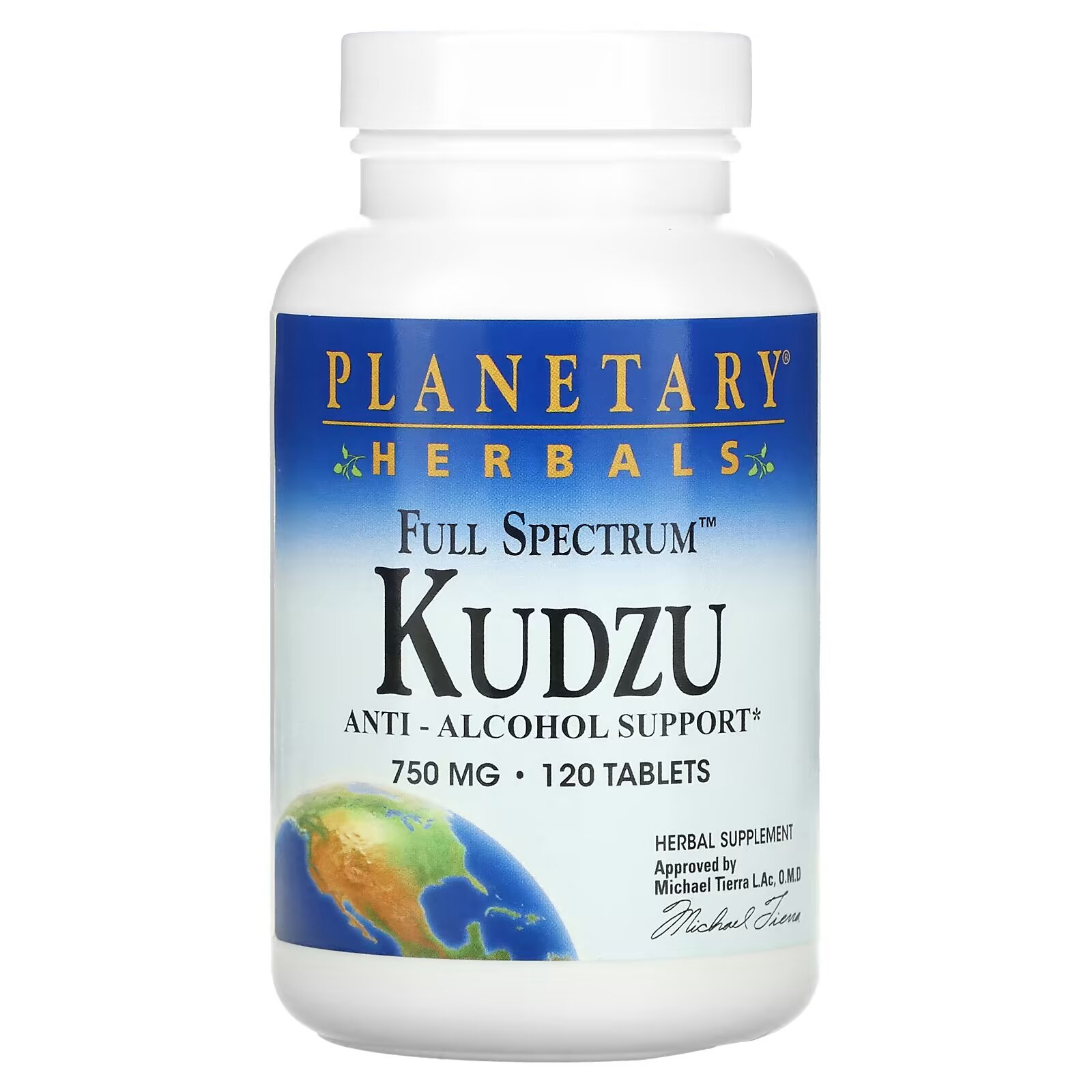 Planetary Herbals: Kudzu 750 мг 120 табл.