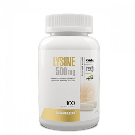 Maxler: Lysine 500 мг 100 капс.