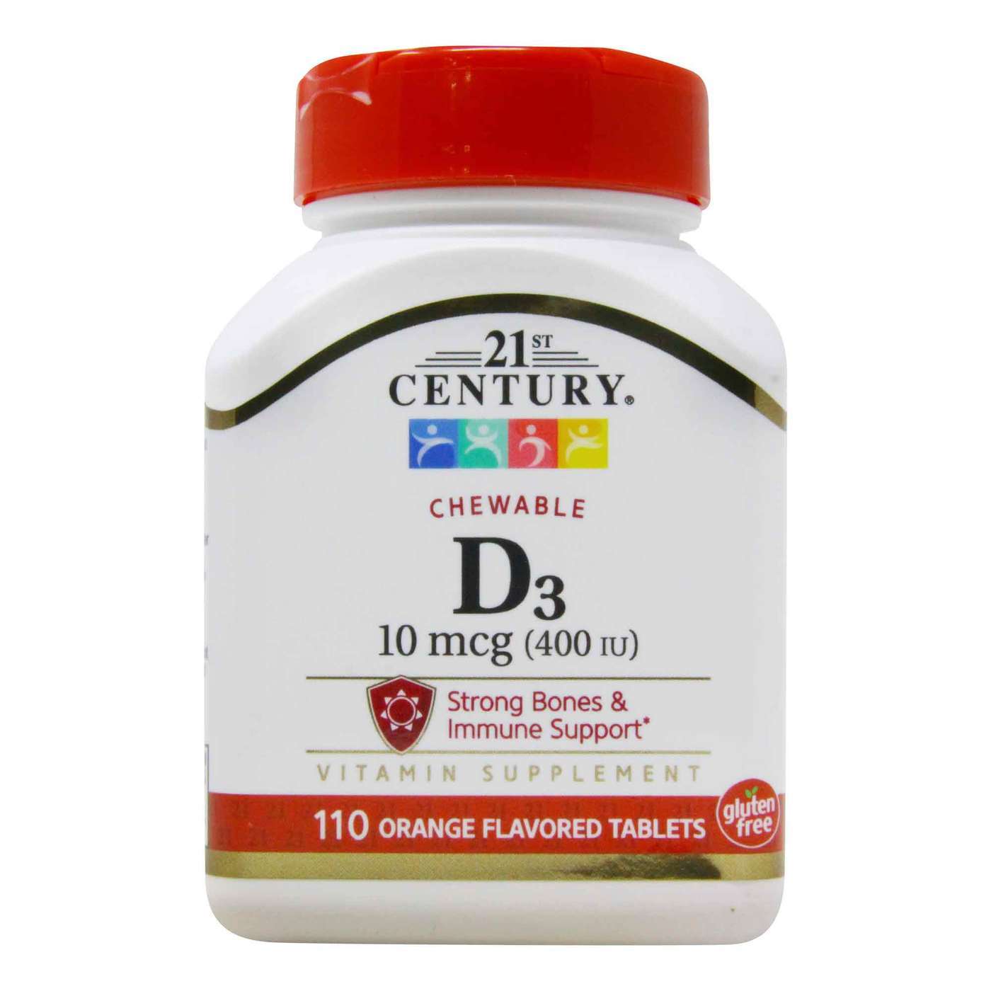 21st Century: Vitamin D3 10 mcg 110 табл.