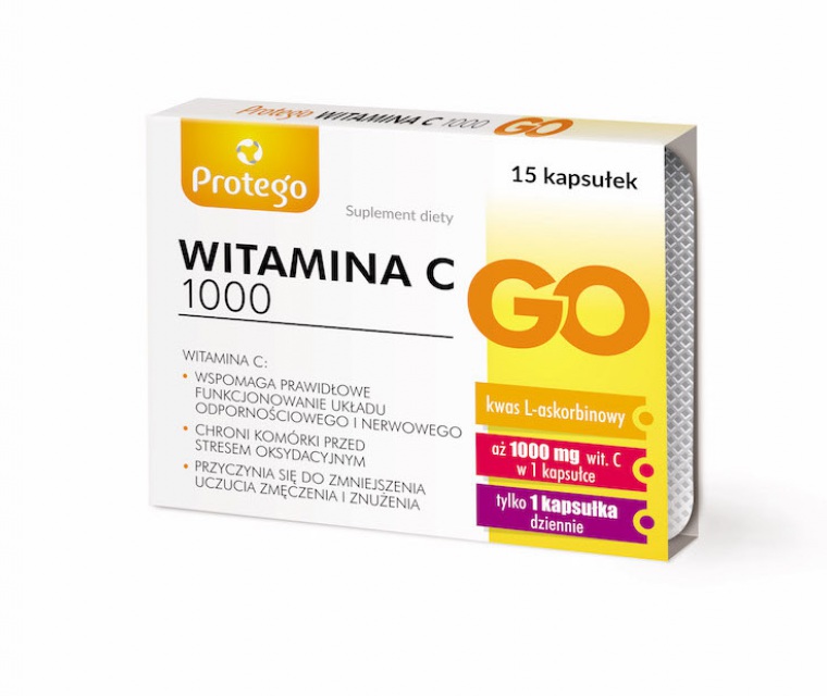 Protego: Vitamin C 1000 мг 15 капс.