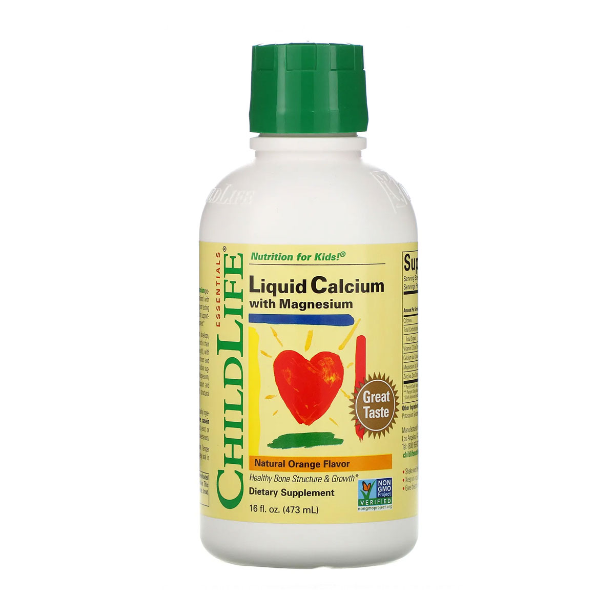 Childlife: Liquid Calcium 474 мл. (Детские)