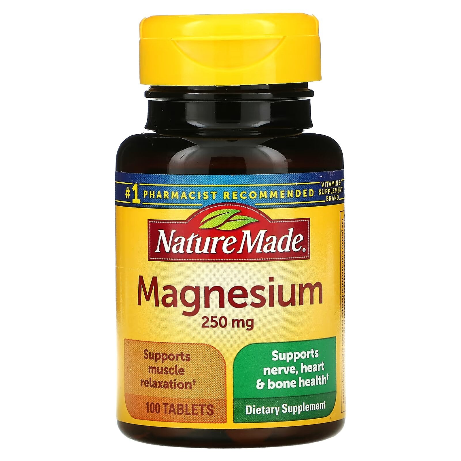 Nature Made: Magnesium 250 mg 100 табл.