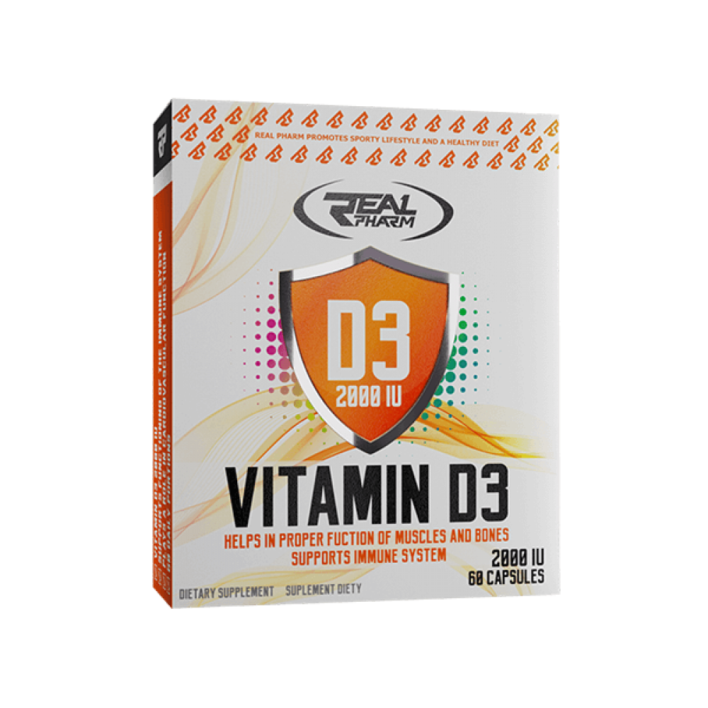 Real Pharm: Vitamin D3 2000 IU 60 капс.