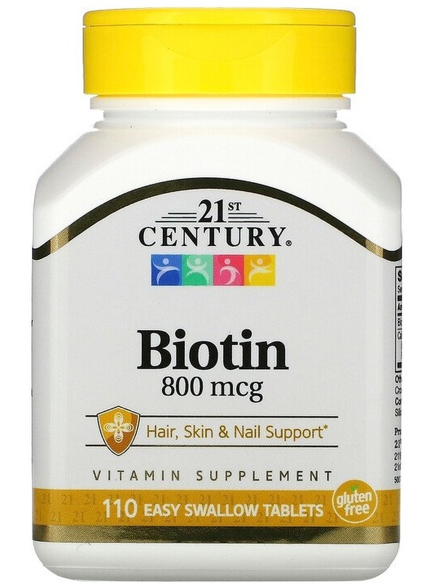 21st Century: Biotin 800 mcg 110 табл.