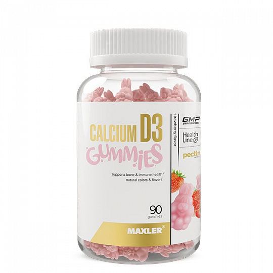 Maxler: Calcium D3 Gummies  90 марм. (Детские)