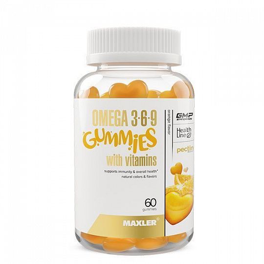 Maxler: Omega 3-6-9 Gummies 60 марм. (Детские)