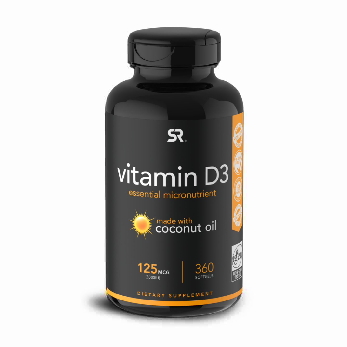 Sport Research: Vitamin D3 5000 IU 125 mcg 360 капс.