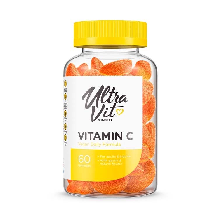 Ultravit: Gummies Vitamin C 60 марм. (Детские,Взрослые)