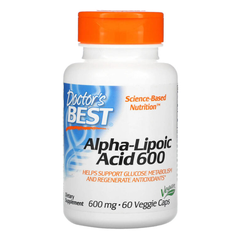 Doctor Best: Alpha-Lipoic Acid 600 мг 60 капс.