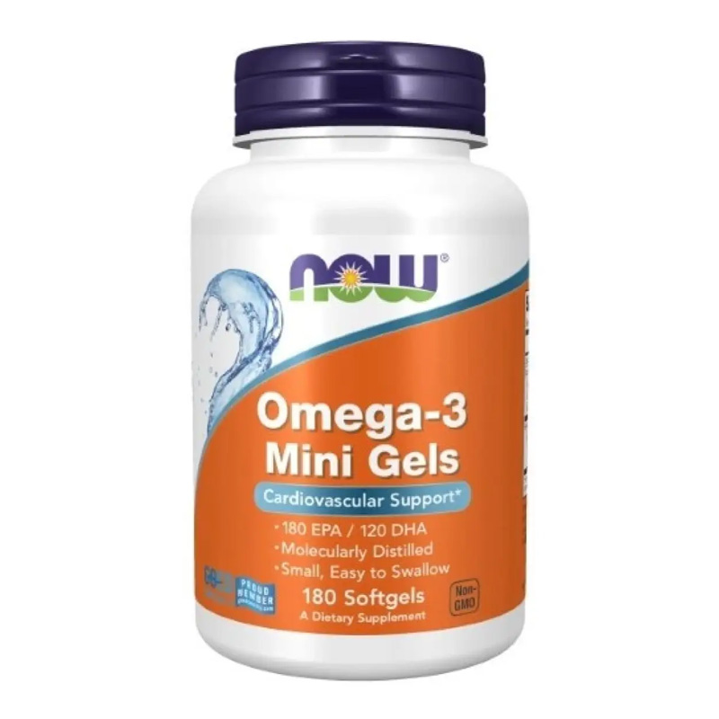 Now: Omega-3 mini gels 180 капс.