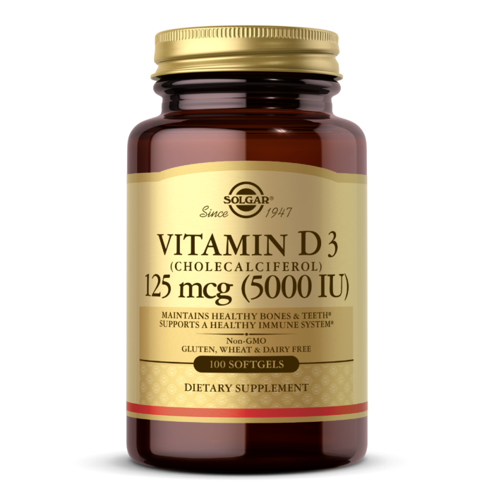 Solgar: Vitamin D3 5000 IU 100 капс.