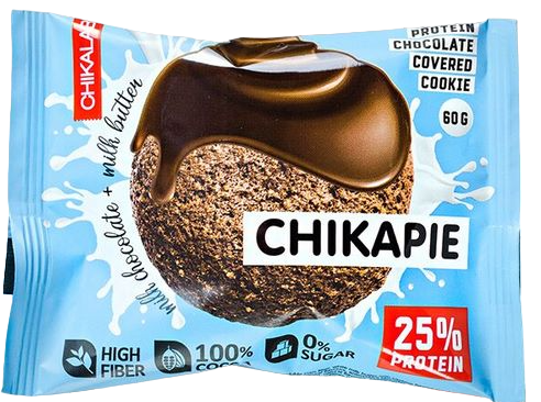 Chikalab: Chikapie. Печенье глазированное с начинкой 60 гр. Шоколад