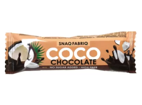 Snaq Fabriq: Coco. Батончик глазированный 40 гр. Шоколад-кокос