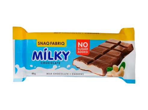 Snaq Fabriq: Молочный шоколад Milky 55 гр. Молочно-ореховый