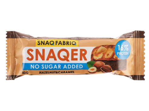 Snaq Fabriq: Snaqer. Батончик глазированный 50 гр. Фундук-карамель