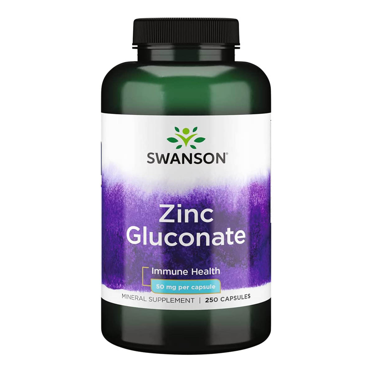 Swanson: Zinc Gluconate 50 mg 250 капс.