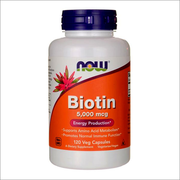 Now: Biotin 5 000 mcg 60 капс.