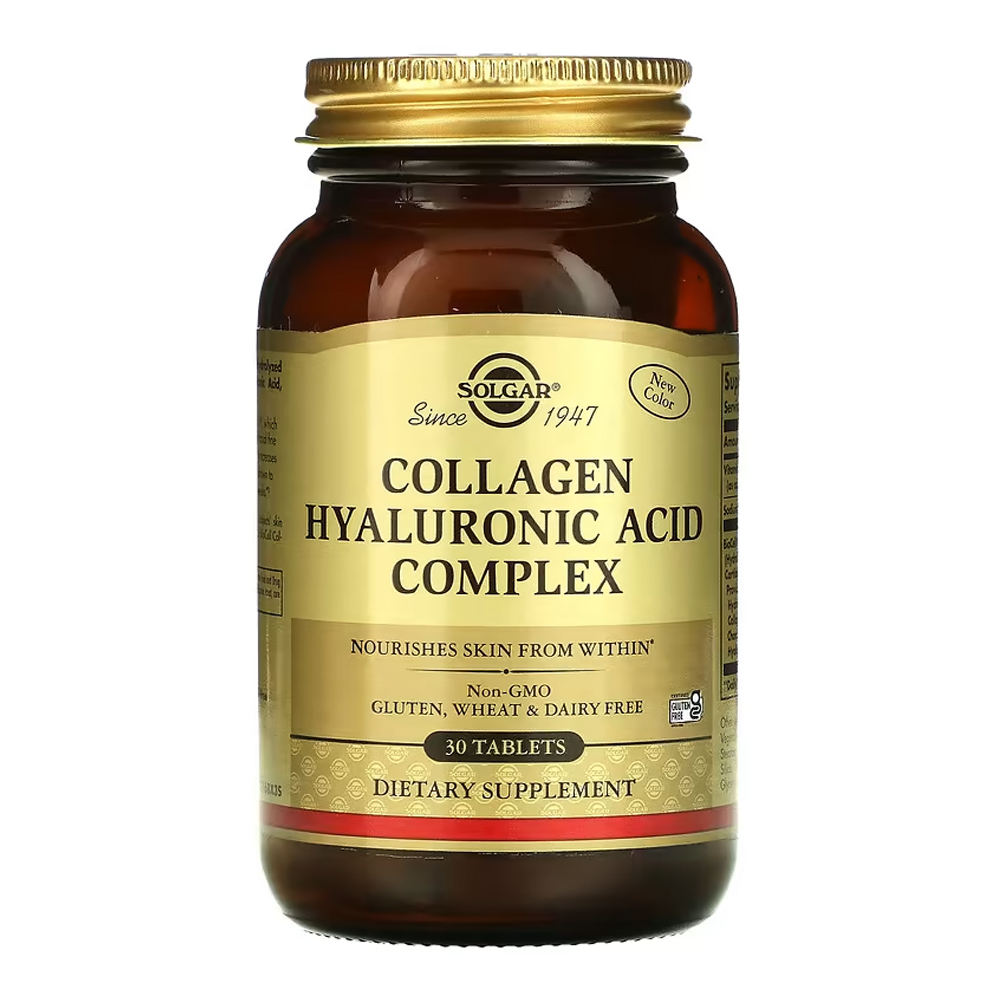 Solgar: Hyaluronic acid collagen complex 30 табл.