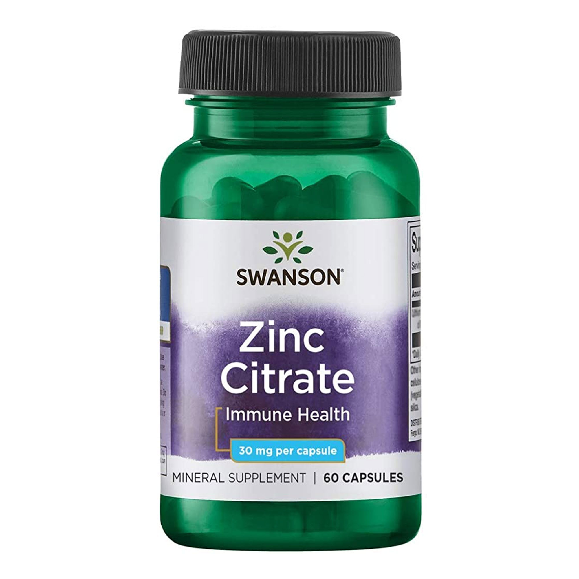 Swanson: Zinc Citrate 30 mg. 60 капс.